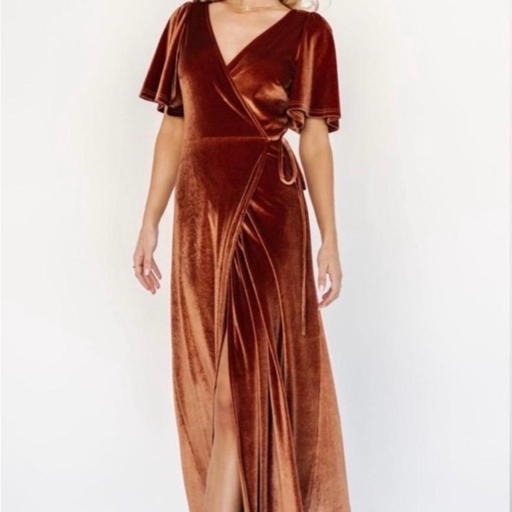 Baltic Born Meghan Velvet Wrap Maxi